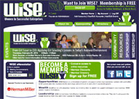 wise website home page design
