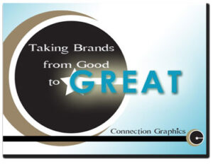 Taking a corporate brand from good to great brand marketing presentation cover design 