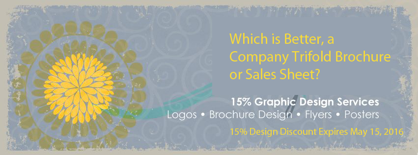Company trifold brochure 15$ discount on graphic design Connection Group