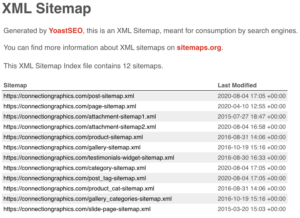 sample xml sitemap