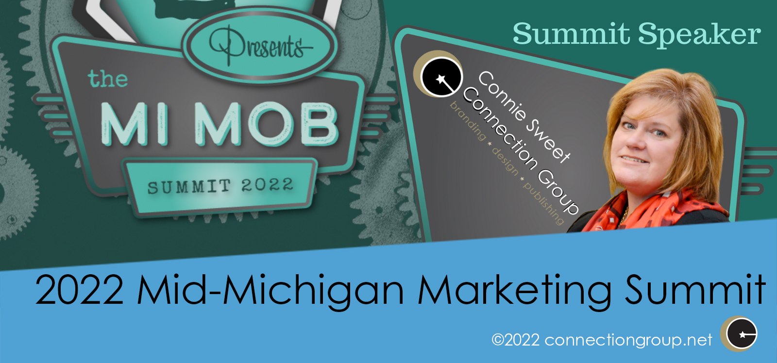 2022 Mid-Michigan Marketing summit Speaker Connie Sweet Connection Group